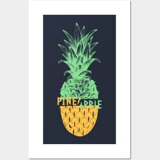 Duo-tone Pineapple - Cool Posters and Art